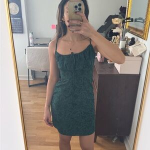 SHEIN Dark Green Mini Dress